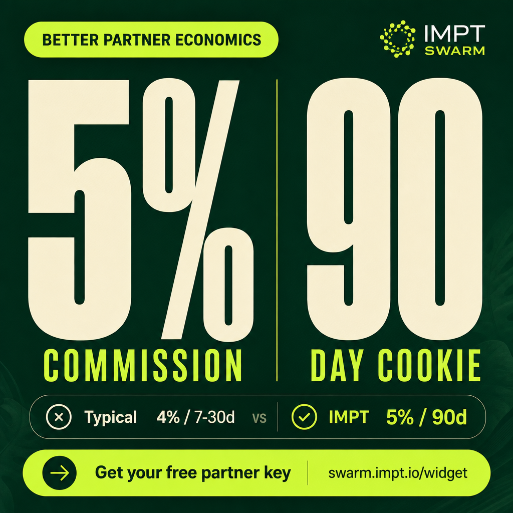 5% commission, 90-day cookie